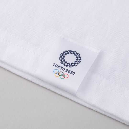 Tokyo 2020 Olympics Official Shoko Kanazawa Art T-shirt - Contemporary calligrapher-designed Olympic Games garment - Japan Trend Shop