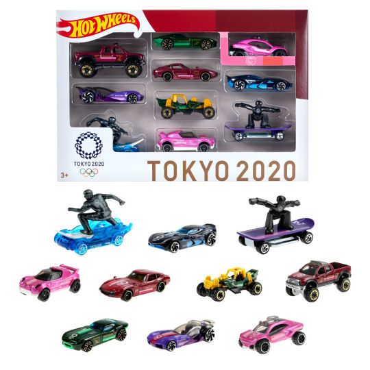 Tokyo 2020 Olympics Hot Wheels (10 Cars) - Olympic Games miniature car toy set - Japan Trend Shop