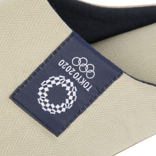 Tokyo 2020 Olympics Ivory-Navy Slippers - 2021 Olympic Games indoor footwear - Japan Trend Shop