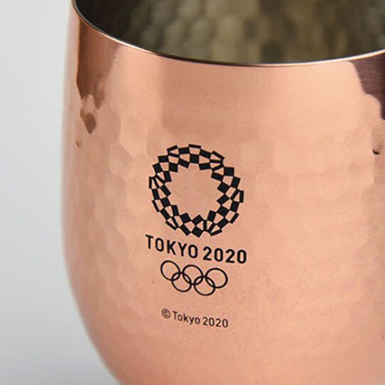 Tokyo 2020 Olympics Daruma Tumbler Set - Tokyo Summer Olympics pure-copper drinking cups - Japan Trend Shop