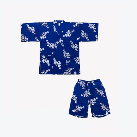 Tokyo 2020 Olympics Jinbei Shirt and Shorts Set Navy - 2021 Olympic Games traditional summer wear - Japan Trend Shop
