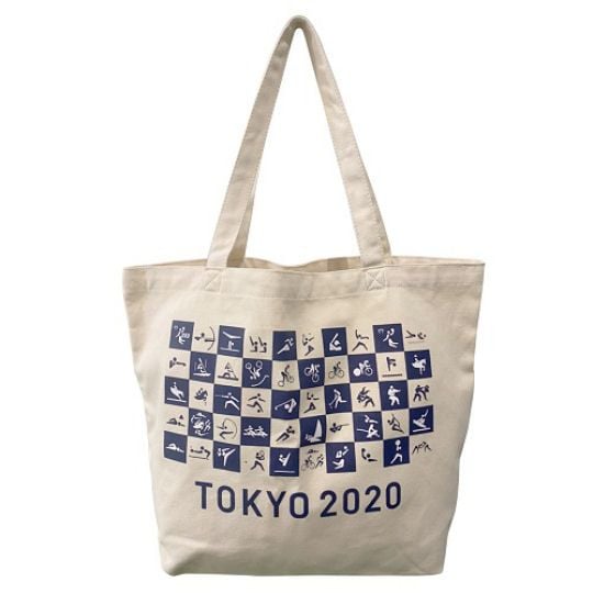 Tokyo Olympics 2020 Olympic Look of the Games  Lunch Tote Bag Navy Blue JAPAN 