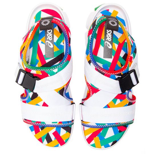 Tokyo 2020 Olympics Asics Gel-Quantum 90 Sandals - 2021 Summer Olympic Games open-toed footwear - Japan Trend Shop