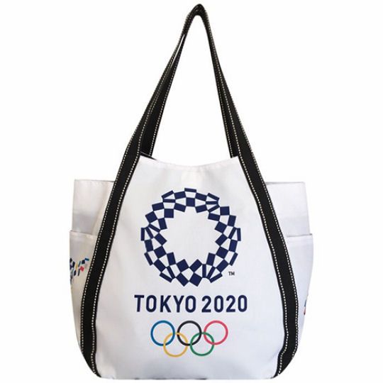 Tokyo 2020 Olympics White Balloon Tote Bag - 2021 Summer Olympic Games shopping bag - Japan Trend Shop
