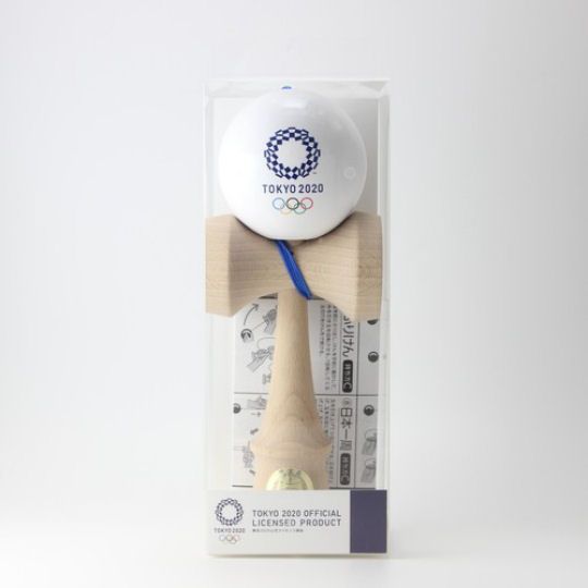 Tokyo 2020 Olympics Kendama White - 2021 Summer Olympic Games traditional wooden toy - Japan Trend Shop