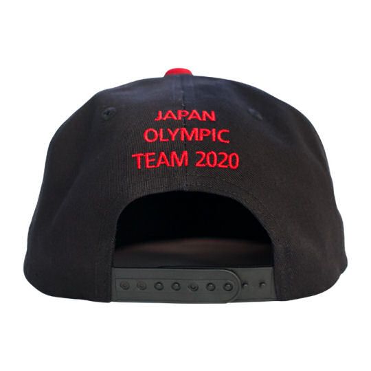Tokyo 2020 Japanese Olympics Committee Black Manga Cap - JOC hat with characters - Japan Trend Shop