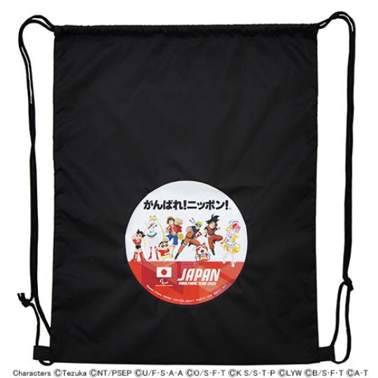Tokyo 2020 Olympics Japan Olympic and Paralympic Teams Manga Drawstring Bag - 2021 Summer Olympic and Paralympic Games official accessory - Japan Trend Shop