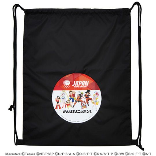 Tokyo 2020 Olympics Japan Olympic and Paralympic Teams Manga Drawstring Bag - 2021 Summer Olympic and Paralympic Games official accessory - Japan Trend Shop