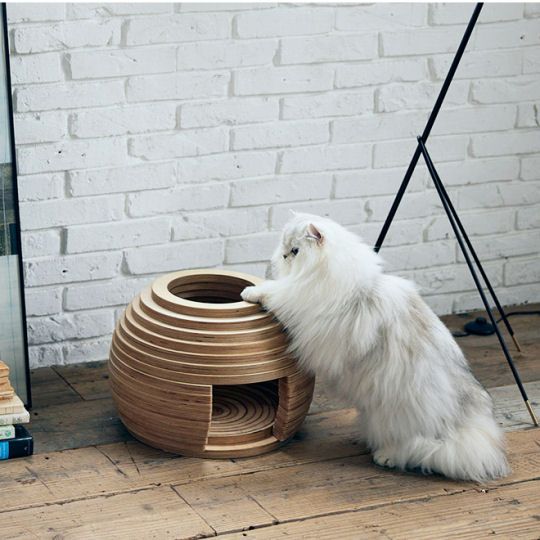 Cat Ball Nest - Spherical feline pet bed - Japan Trend Shop