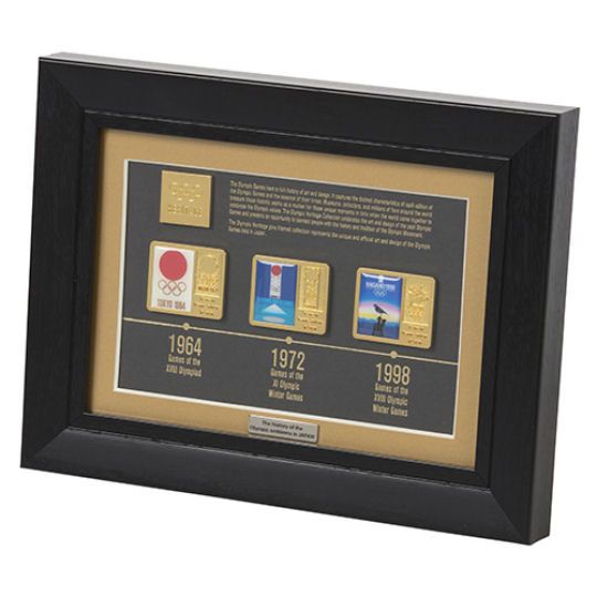 Tokyo 2020 Olympics Olympic Heritage Framed Pins Collection
