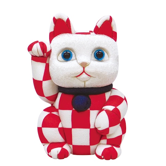 Tokyo 2020 Maneki-neko Beckoning Cat Kimekomi Wooden Doll - 2021 Summer Olympic Games traditional craft figure - Japan Trend Shop