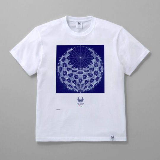 Tokyo 2020 Paralympics Official Art Poster Asao Tokolo T-shirt - 2021 Summer Paralympic Games logo designer garment - Japan Trend Shop