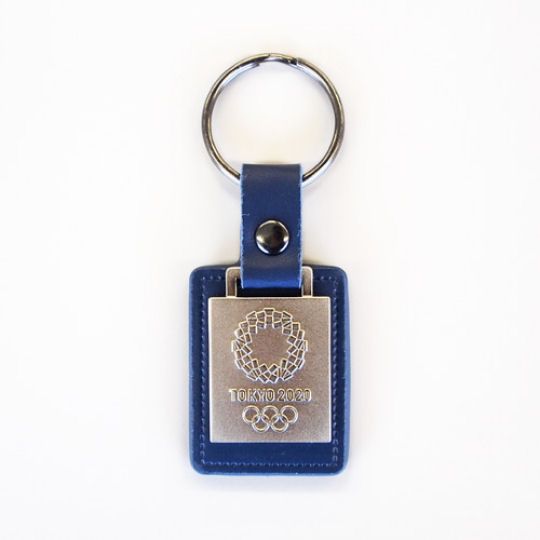 Tokyo 2020 Olympics Leather Square Keychain