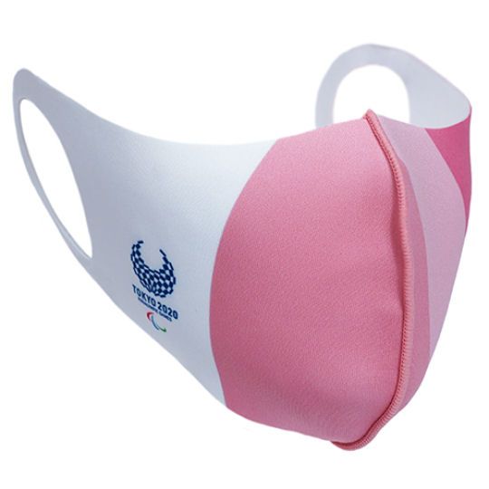 Tokyo 2020 Paralympics Look of the Games Face Mask Pink - 2021 Paralympic Games kimono color-inspired face protection - Japan Trend Shop