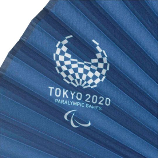 Tokyo 2020 Paralympics Aluminum Folding Fan - 2021 Summer Paralympic Games traditional metal-rimmed fan - Japan Trend Shop