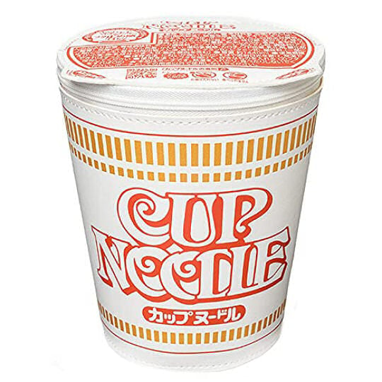 Cup Noodle 50th Anniversary Pouch - Instant ramen cup-style accessory - Japan Trend Shop