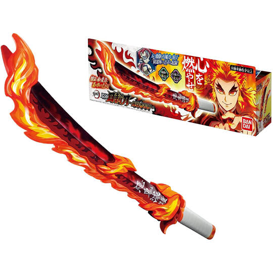 Demon Slayer: Kimetsu no Yaiba Deluxe Nichirinto Blade Kyojuro Rengoku - Popular manga/anime franchise toy sword - Japan Trend Shop