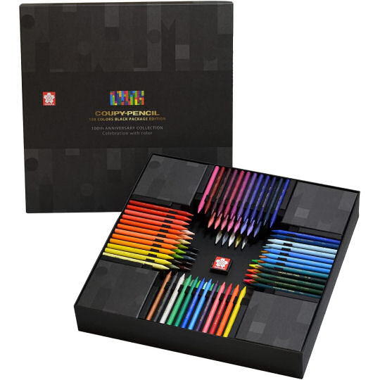Sakura Cray-Pas 100 Colors Anniversary Crayon Set - Rare tints edition coloring kit - Japan Trend Shop