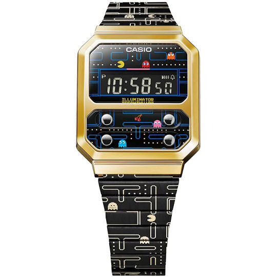 Casio Pac-Man Vintage Watch - Classic arcade game design wristwatch - Japan Trend Shop