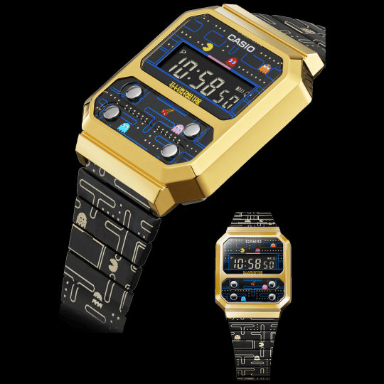 Casio Pac-Man Vintage Watch - Classic arcade game design wristwatch - Japan Trend Shop