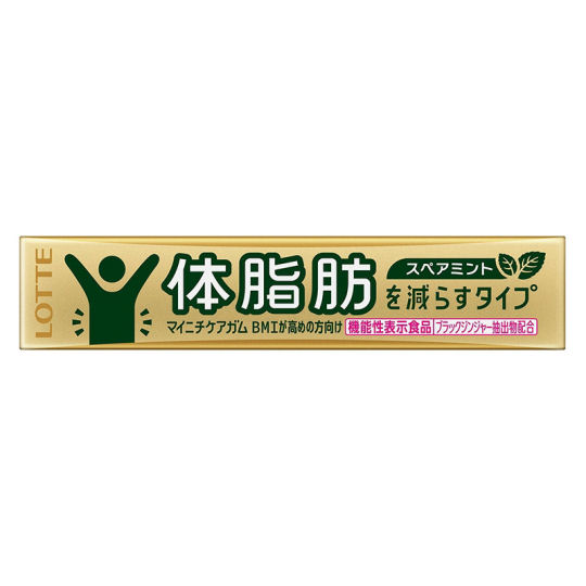 Lotte Taishibo Weight Loss Gum (Pack of 20) - Black ginger, body fat-reducing chewing gum - Japan Trend Shop