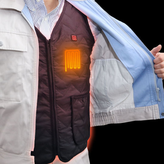 Thanko Washable Heater Vest - USB-powered heating garment - Japan Trend Shop
