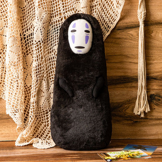 Spirited Away No-Face Cushion - Classic anime film character plush toy - Japan Trend Shop