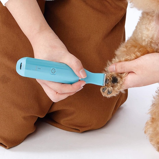 Self-Trimmer Cordless Fur Clipper Nail Buffer for Pets - Cat, dog grooming device - Japan Trend Shop