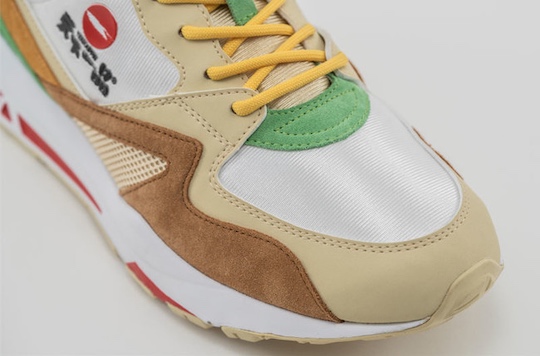 Tenkaippin Le Coq Sportif Ramen Sneakers - Noodles restaurant chain collaboration footwear - Japan Trend Shop