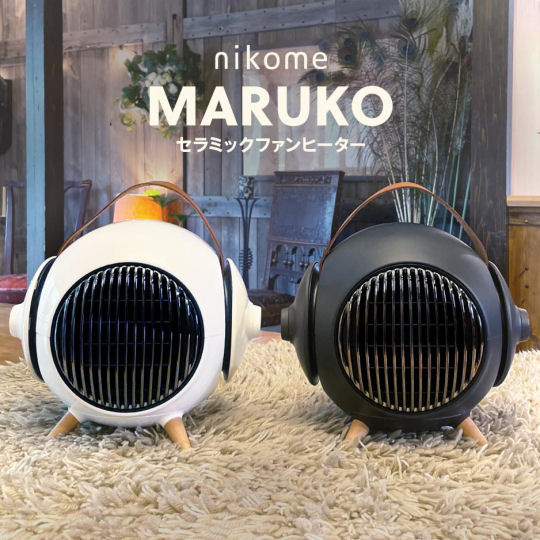 Nikome Maruko Ceramic Fan Heater - Room heating device - Japan Trend Shop