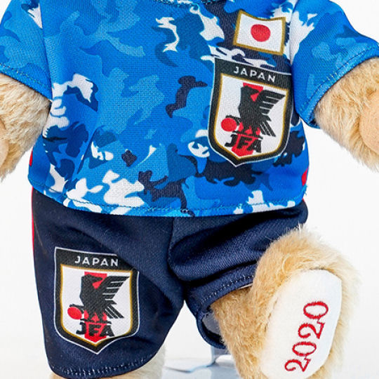 Steiff Japan National Soccer Team Official Teddy Bear - Sports mascot by German plush toy maker - Japan Trend Shop