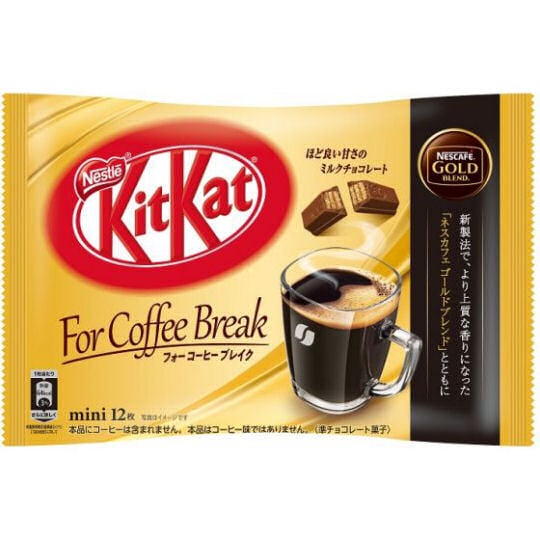 Kit Kat Mini For Coffee Break (pack of 36, 3 bags) - Medium-sweet chocolate biscuits for Nescafe - Japan Trend Shop