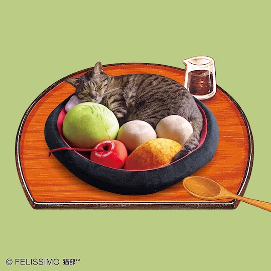 Anmitsu Japanese Dessert Cat Bed - Food-themed cushion for pets - Japan Trend Shop