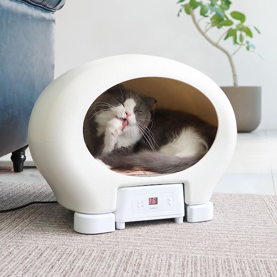 Animal Capsule Hotel for Cats - Heated and cooled pet nest/bed - Japan Trend Shop