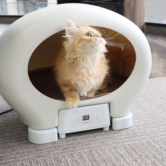 Animal Capsule Hotel for Cats - Heated and cooled pet nest/bed - Japan Trend Shop