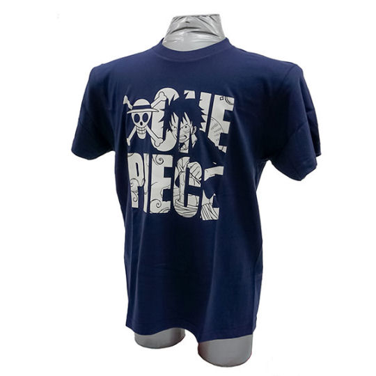 One Piece Monkey D. Luffy Blue T-shirt | Japan Trend Shop