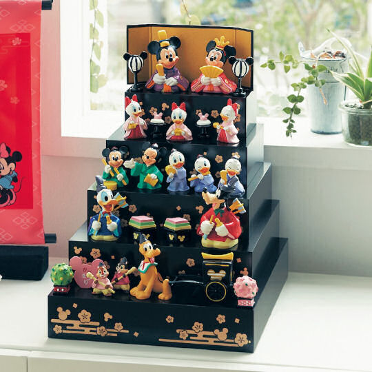 Classic Disney Characters Hinamatsuri Dolls Set - Five-tiered traditional Girls' Day decoration - Japan Trend Shop