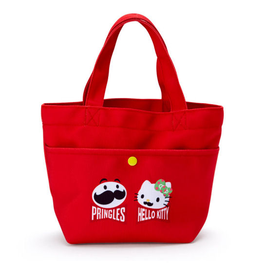 Pringles Hello Kitty Mini Tote Bag and Potato Chips - Sanrio character and chips brand collaboration set - Japan Trend Shop