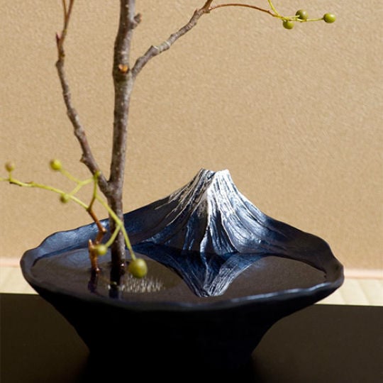Takaoka Copperware Inverted Fuji Suiban Bowl - Traditional Toyama copper crafts vase - Japan Trend Shop