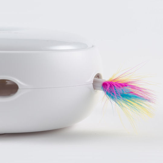 Automated Cat Feather Teaser - Interactive electric toy for pets - Japan Trend Shop