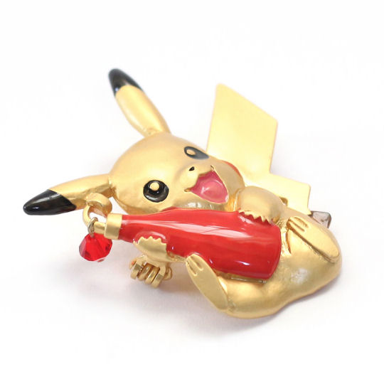 Pokemon Jewelry Ketchup Pikachu Brooch - Game/anime character personal accessory - Japan Trend Shop