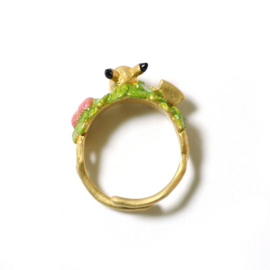 Pokemon Jewelry Pikachu Field of Flowers Ring - Game/anime character personal accessory - Japan Trend Shop