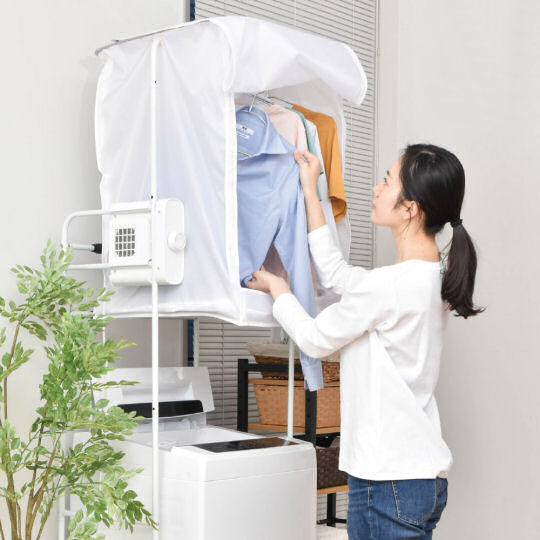 Thanko Supplementary Clothes Dryer - Space-saving laundry-drying appliance - Japan Trend Shop