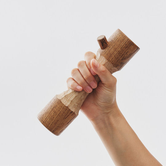 Beaver Dumbbell - Handmade wooden exercise instrument - Japan Trend Shop