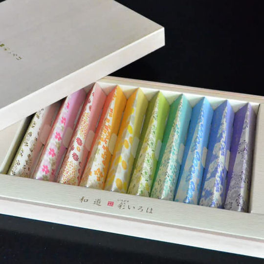 Kameyama Wayu Color Traditional Incense Set - High-quality Japanese fragrances assortment - Japan Trend Shop