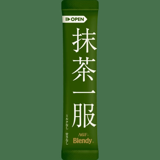 Blendy Matcha Ippuku Instant Green Tea Powder - Powdered Japanese tea drink - Japan Trend Shop