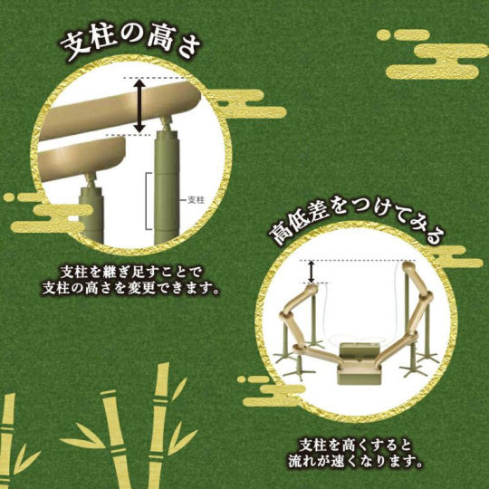 Bamboo Nagashi Somen Slider - Traditional serving device for cold noodles - Japan Trend Shop