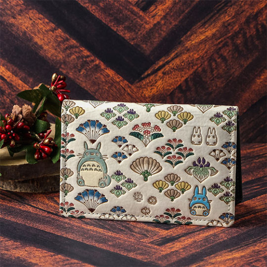 Totoro Bunkoya Ozeki Business Card Case - Studio Ghibli anime character traditional Tokyo craft accessory - Japan Trend Shop
