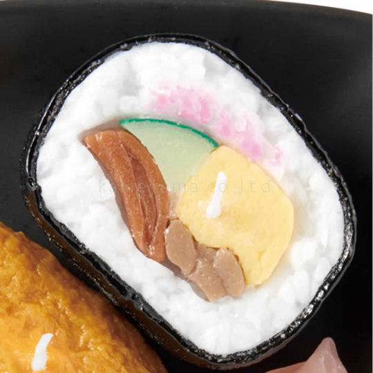 Kameyama Sukeroku Sushi Candle Set - Japanese food design decorative candle - Japan Trend Shop