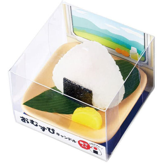 Kameyama Onigiri Rice Ball Candle Set - Japanese food design scented decorative candle - Japan Trend Shop